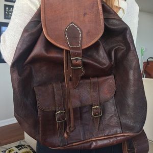 Leather Backpack - One of a Kind